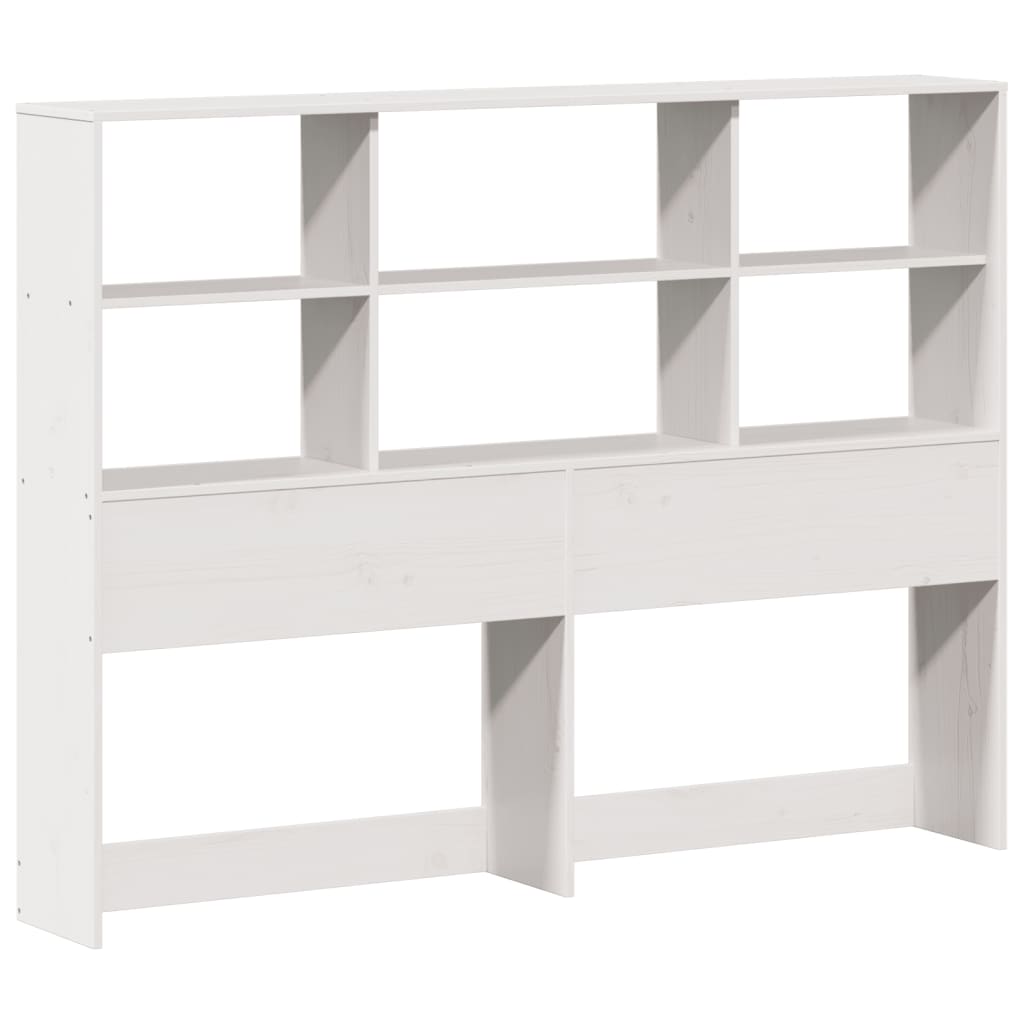 Bookcase Bed without Mattress White 160 cm 200 cm