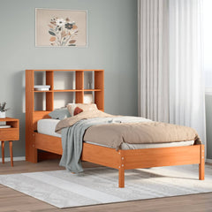 Bookcase Bed without Mattress Wax brown 100 cm 200 cm