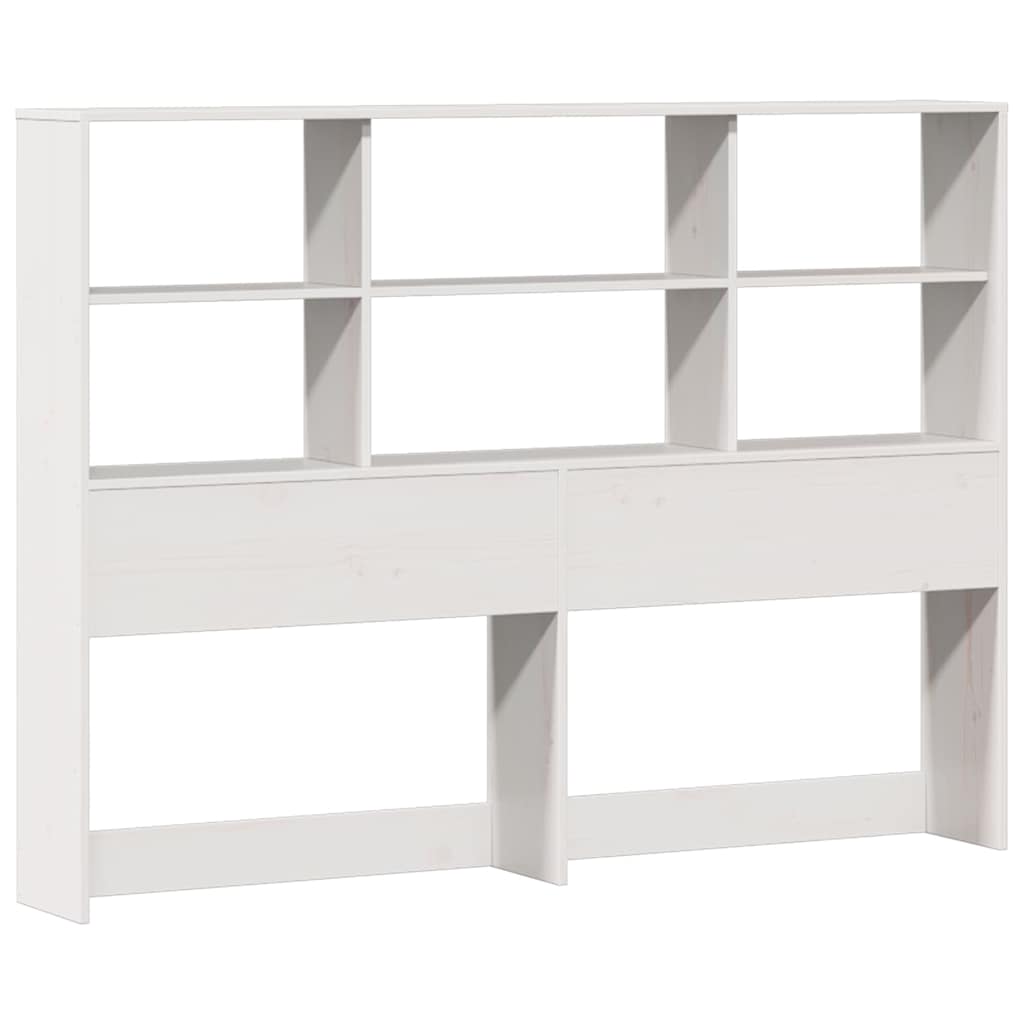 Bookcase Bed without Mattress White 160 cm 200 cm