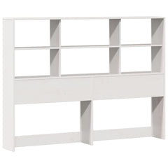 Bookcase Bed without Mattress White 160 cm 200 cm