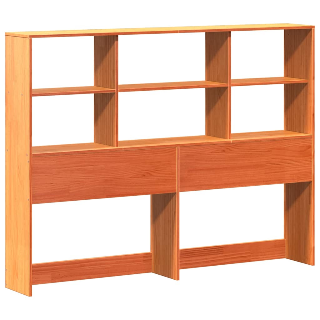 Bed Frame without Mattress Wax Brown Solid Wood Pine 160 cm 200 cm