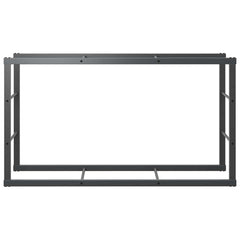 vidaXL Firewood Rack Black 110x30x61 cm Steel 5