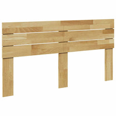 vidaXL Headboard 135 cm Solid Wood Oak 1