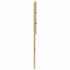 vidaXL Headboard 135 cm Solid Wood Oak 5