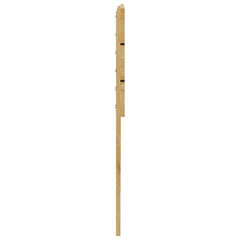 vidaXL Headboard 150 cm Solid Wood Oak 5