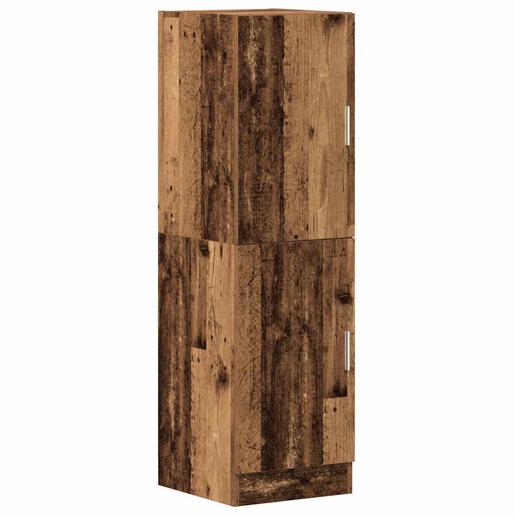 2 Piece Kitchen Cabinet Set Engineered Wood Old wood