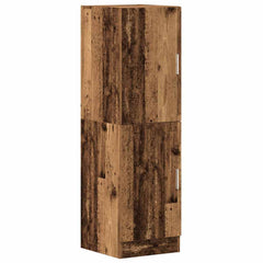 2 Piece Kitchen Cabinet Set Engineered Wood Old wood