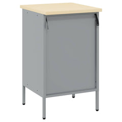 Work Bench with Drawer and Grey 50 x 55 x 85 cm Red with 1 drawer &1 door