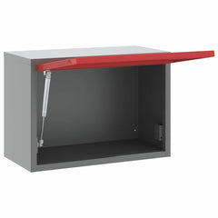 vidaXL Tool Cabinet with Storage Red and Grey 50 x 25 x 35 cm 4