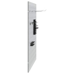 vidaXL Tool Wall Panel 2 pcs Grey 100 x 1 x 80 cm 6