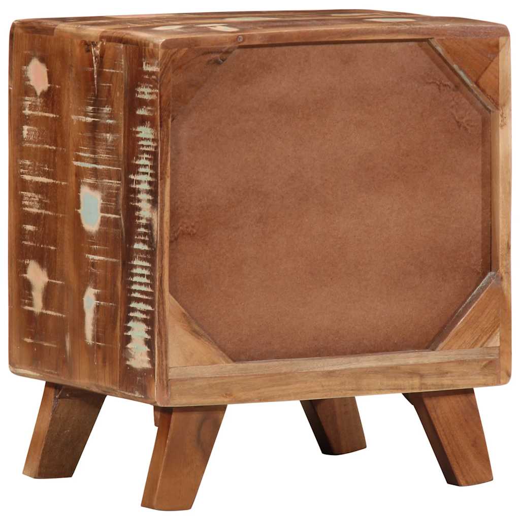 vidaXL Bedside Cabinet 2 pcs 40x32x46 cm Solid Wood Reclaimed 4