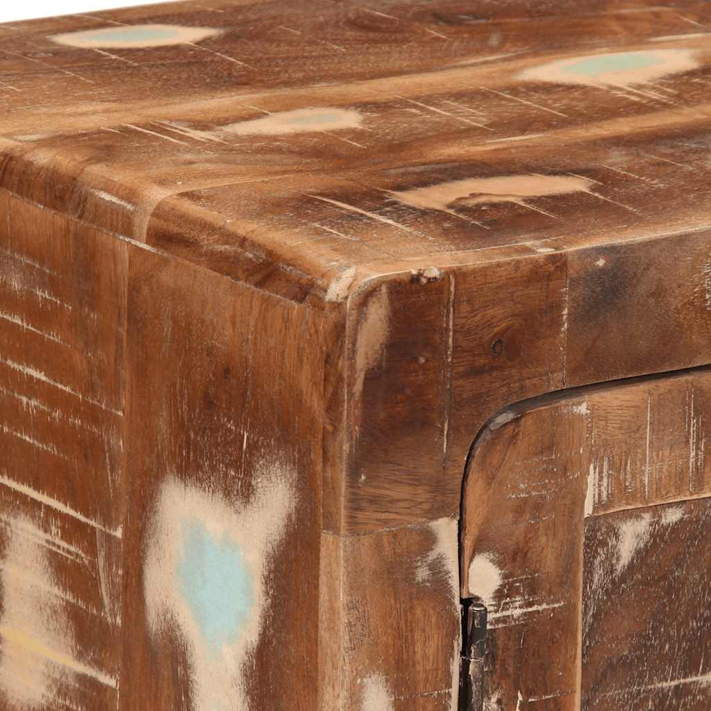 vidaXL Bedside Cabinet 2 pcs 40x32x46 cm Solid Wood Reclaimed 6