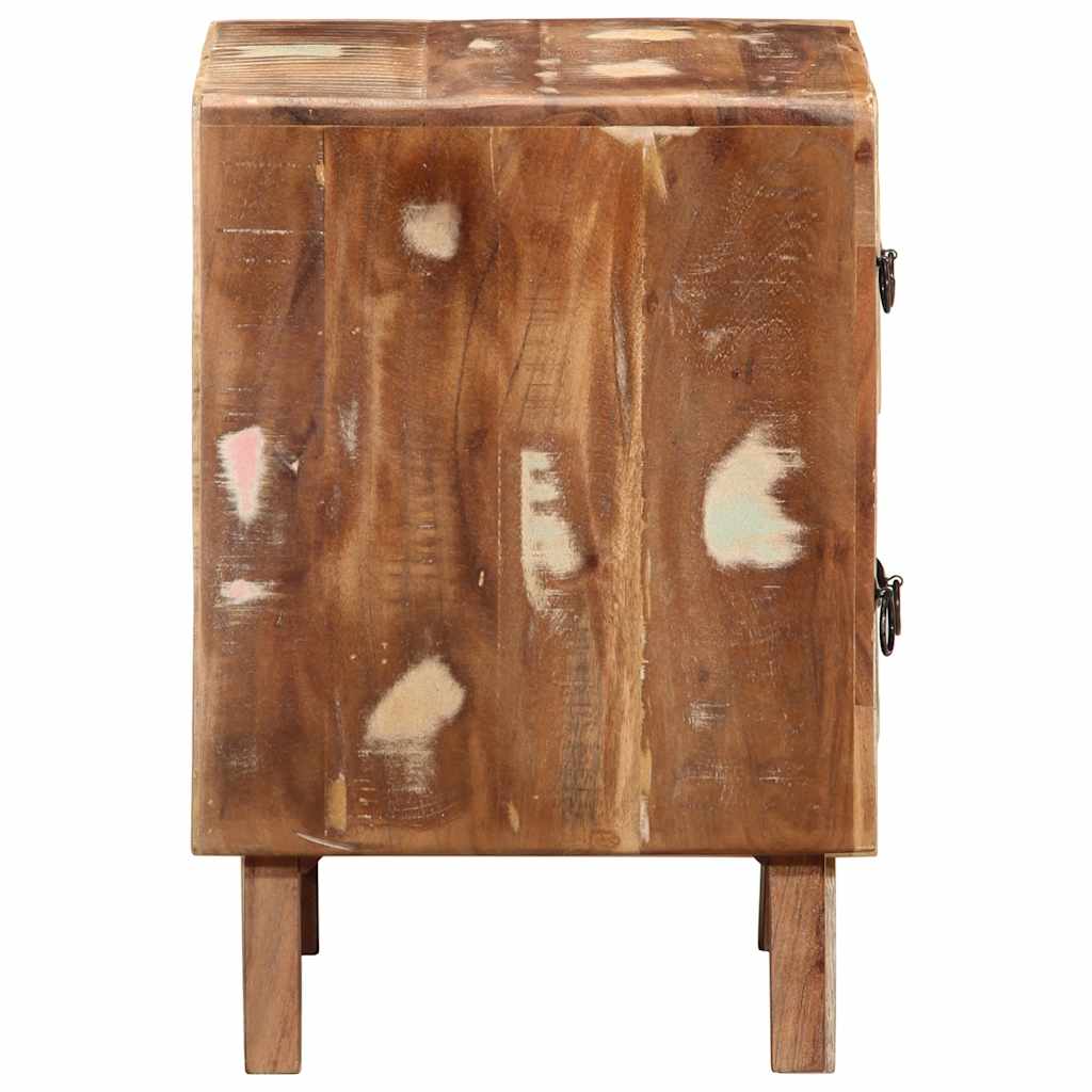 vidaXL Bedside Cabinet 2 pcs 40x32x46 cm Solid Wood Reclaimed 3