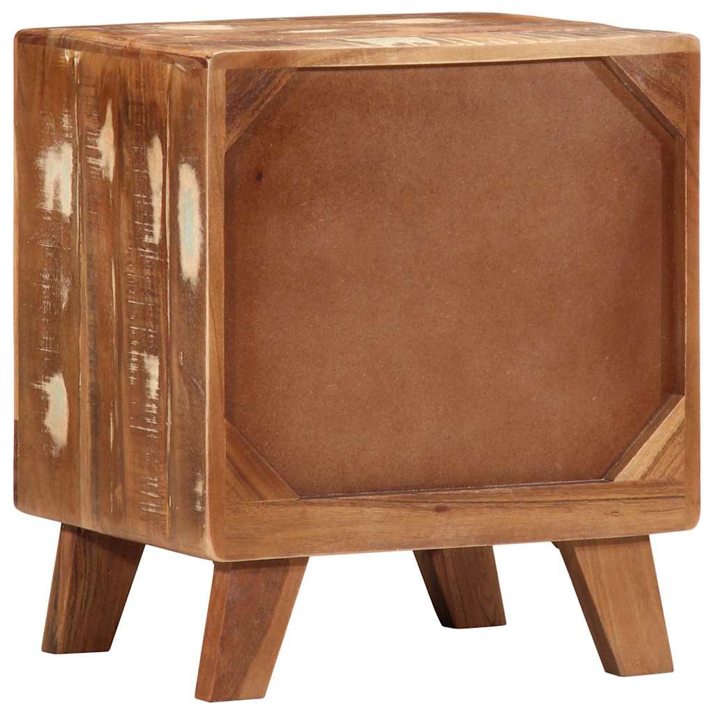 vidaXL Bedside Cabinet 2 pcs 40x32x46 cm Solid Wood Reclaimed 4