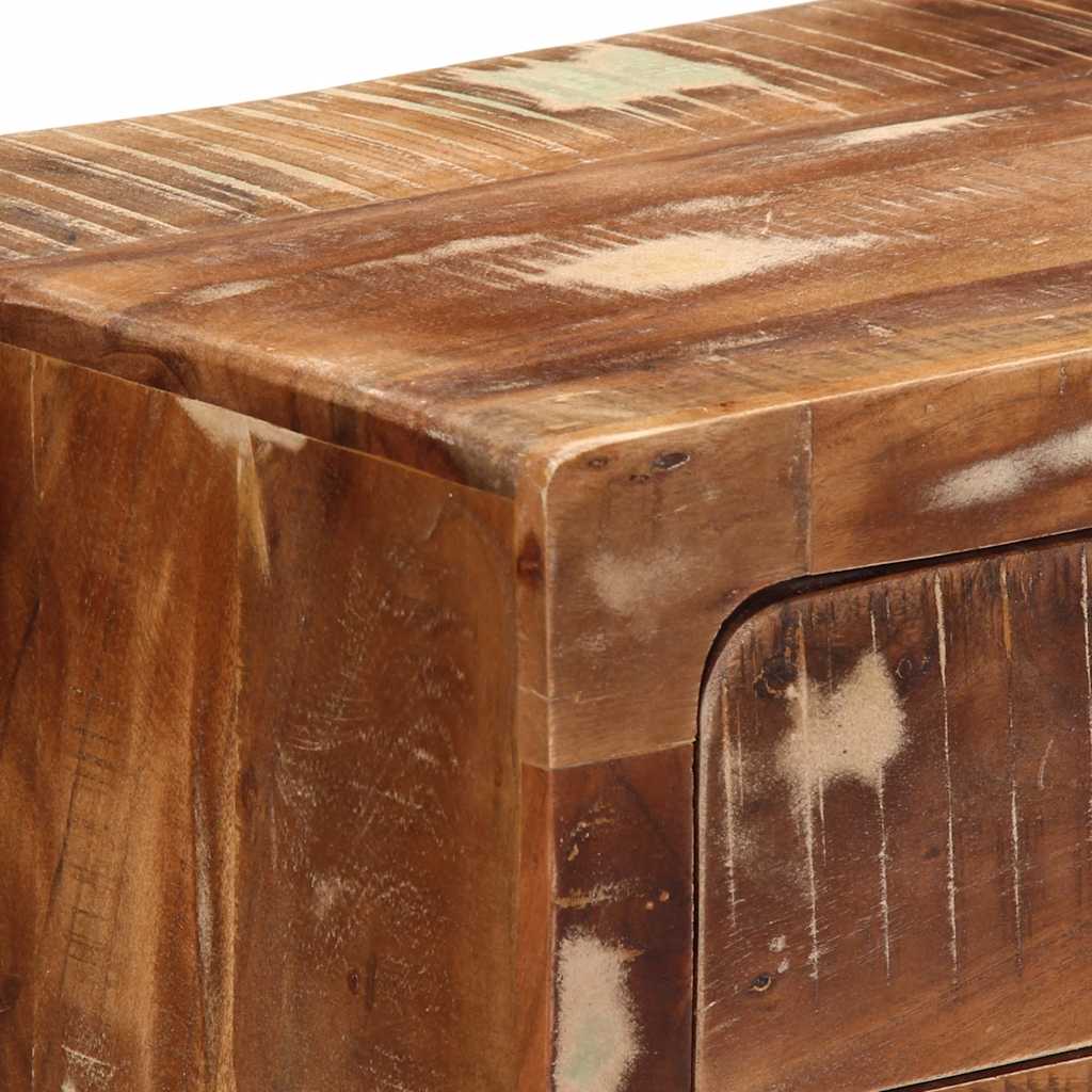 vidaXL Bedside Cabinet 2 pcs 40x32x46 cm Solid Wood Reclaimed 6