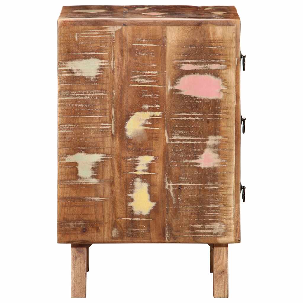 vidaXL Bedside Cabinet 2 pcs 37x32x50 cm Solid Wood Reclaimed 3