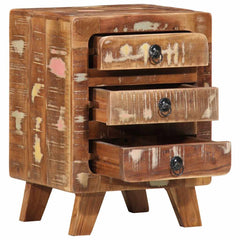 vidaXL Bedside Cabinet 2 pcs 37x32x50 cm Solid Wood Reclaimed 5