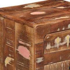 vidaXL Bedside Cabinet 2 pcs 37x32x50 cm Solid Wood Reclaimed 6