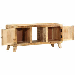 vidaXL TV Cabinet 105x46x32 cm Solid Wood Rough Mango 5