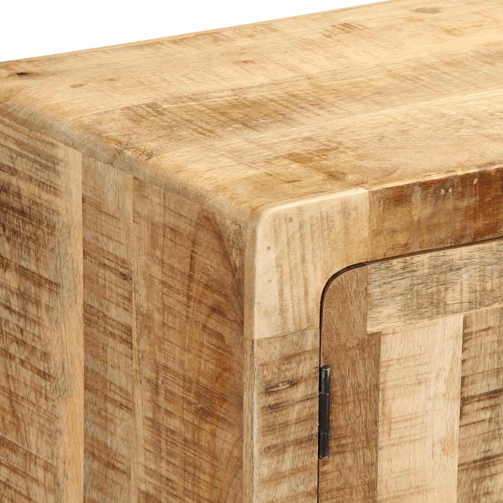 vidaXL TV Cabinet 105x46x32 cm Solid Wood Rough Mango 6