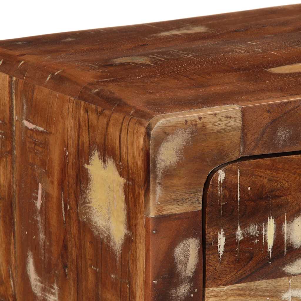 Wall-mounted TV Cabinet Solid Wood Reclaimed, image 5