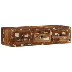 vidaXL Wall-mounted TV Cabinet 100x32x25 cm Solid Wood Reclaimed 1