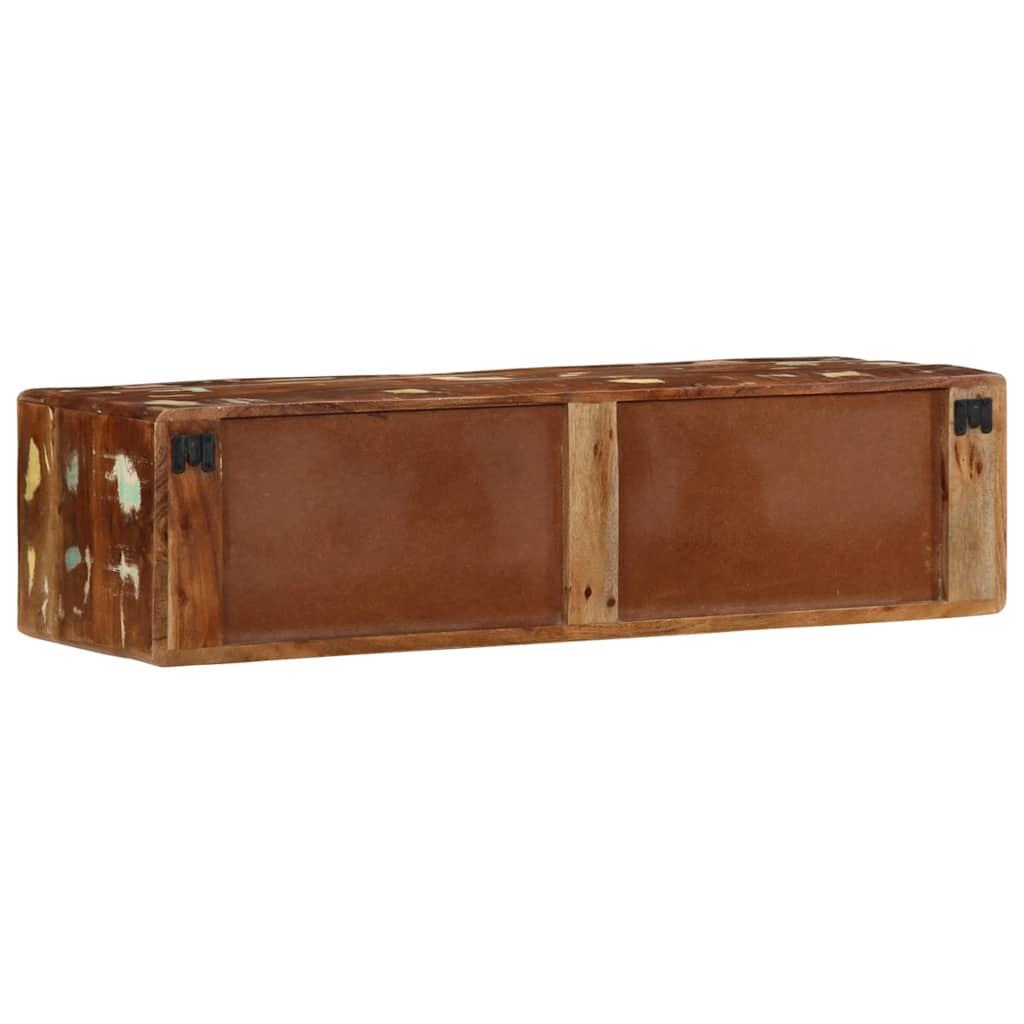 vidaXL Wall-mounted TV Cabinet 100x32x25 cm Solid Wood Reclaimed 4