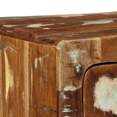 vidaXL Wall-mounted TV Cabinet 100x32x25 cm Solid Wood Reclaimed 5