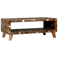 Coffee Table Brown Solid Mango Wood 90 x 50 x 35 cm Solid reclaimed wood