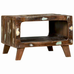 Coffee Table Brown Solid Mango Wood 50 x 50 x 35 cm Solid reclaimed wood