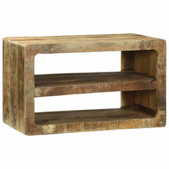 TV Cabinet Multicolour Solid Reclaim Wood