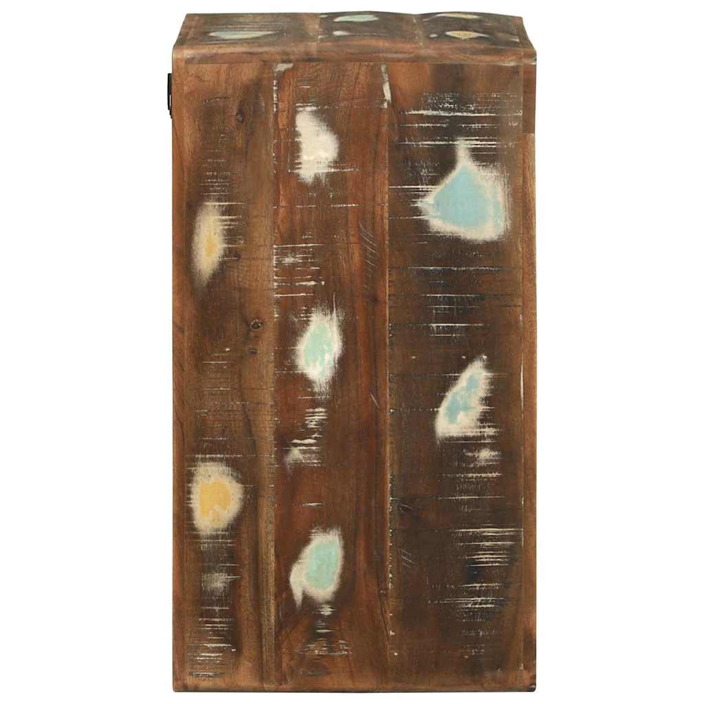vidaXL TV Cabinet Multicolour 36 x 30 x 54 cm Solid Reclaim wood 4