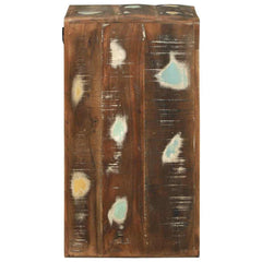 vidaXL TV Cabinet Multicolour 36 x 30 x 54 cm Solid Reclaim wood 4