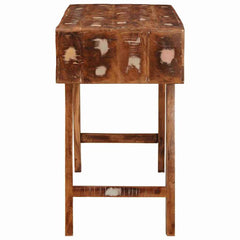vidaXL Dressing Table Brown 90 x 76 x 45 cm Solid Reclaim Wood 5
