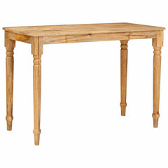 vidaXL Coffee Table Brown 110 x 55 x 77 cm Solid Mango Wood 3