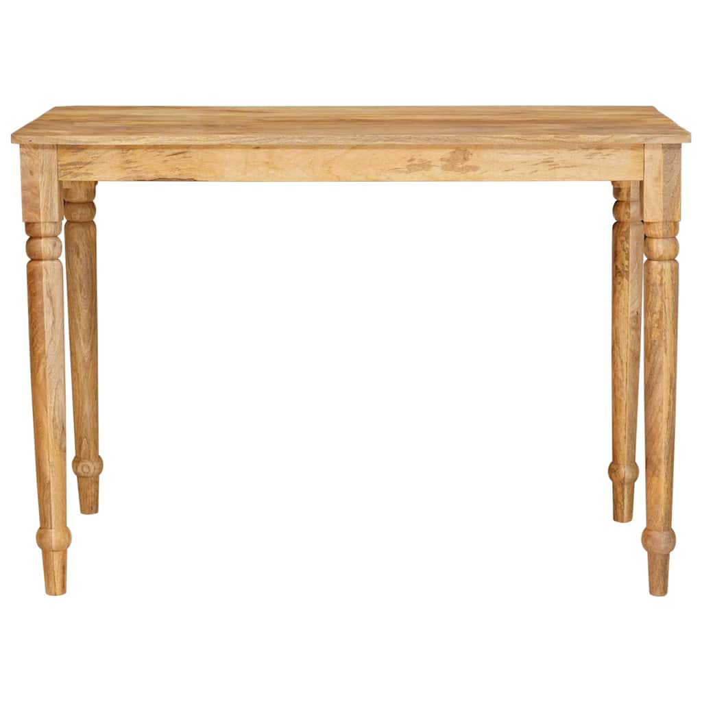 vidaXL Coffee Table Brown 110 x 55 x 77 cm Solid Mango Wood 4
