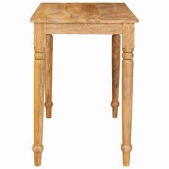 vidaXL Coffee Table Brown 110 x 55 x 77 cm Solid Mango Wood 5
