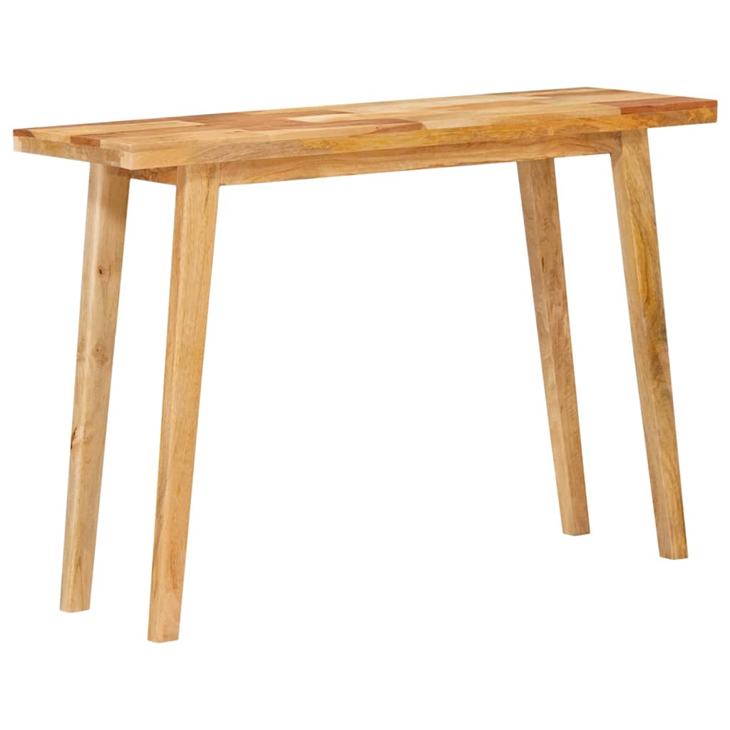 vidaXL Dinning Table Natural 100 x 35 x 75 cm Solid Mango Wood 1