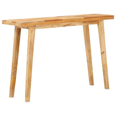 vidaXL Dinning Table Natural 100 x 35 x 75 cm Solid Mango Wood 2