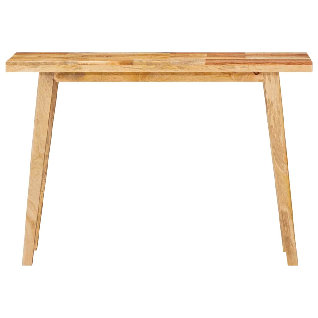 vidaXL Dinning Table Natural 100 x 35 x 75 cm Solid Mango Wood 4