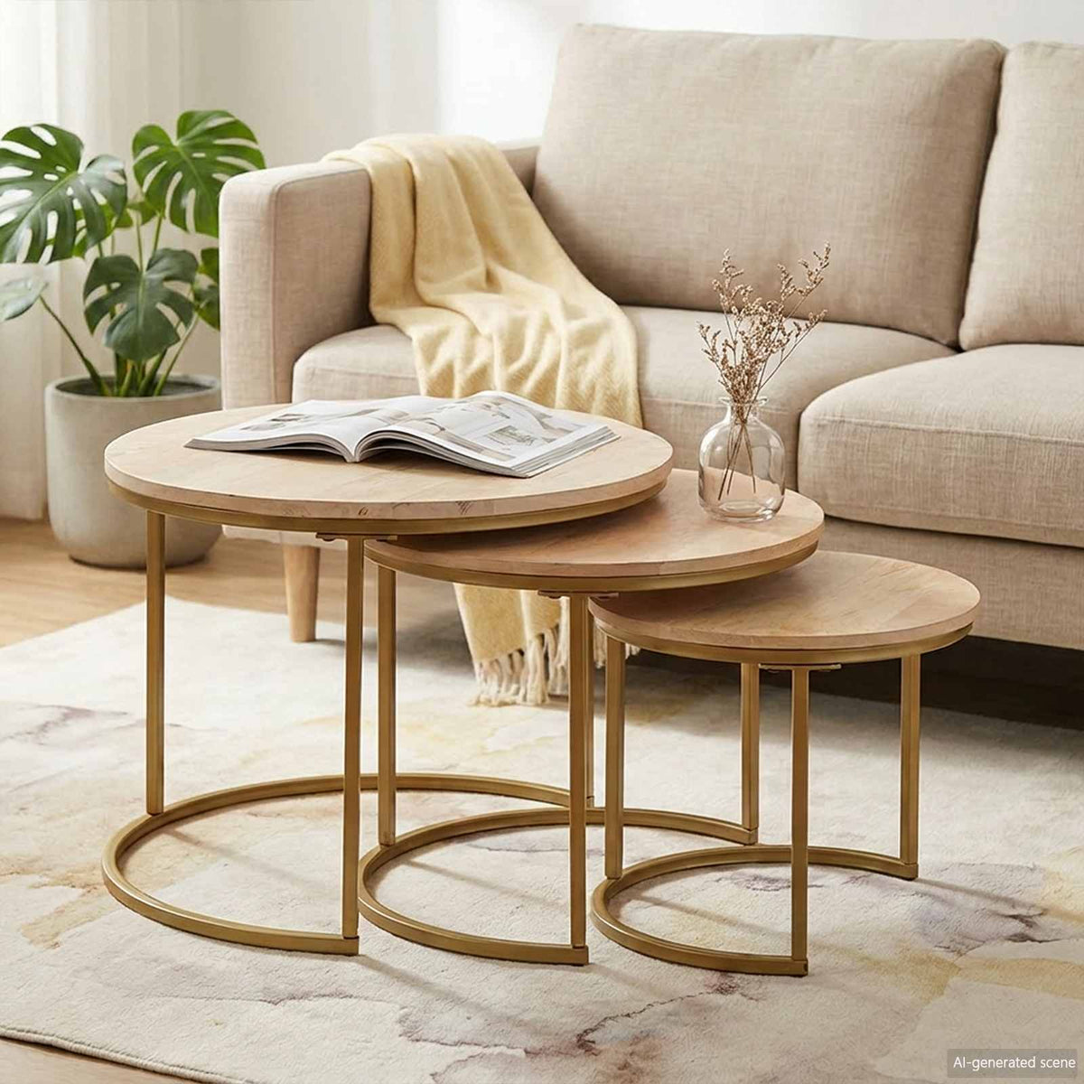 vidaXL Nesting Tables