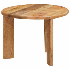vidaXL Nesting Coffee Tables 3 pcs Brown Ø 54 x 40 cm Solid Mango Wood 5