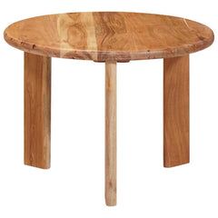 vidaXL Nesting Coffee Tables 3 pcs Brown Ø 54 x 40 cm 5