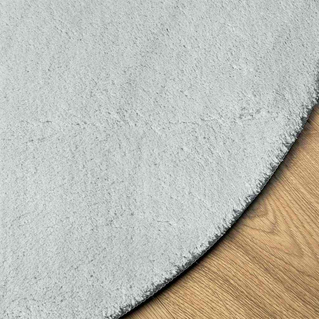 vidaXL Carpet HUARTE Grey 80 x 150 cm 100% Polyester 4