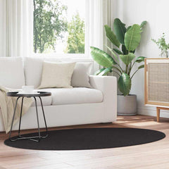 vidaXL Carpet HUARTE Black 120 x 170 cm 100% Polyester 1