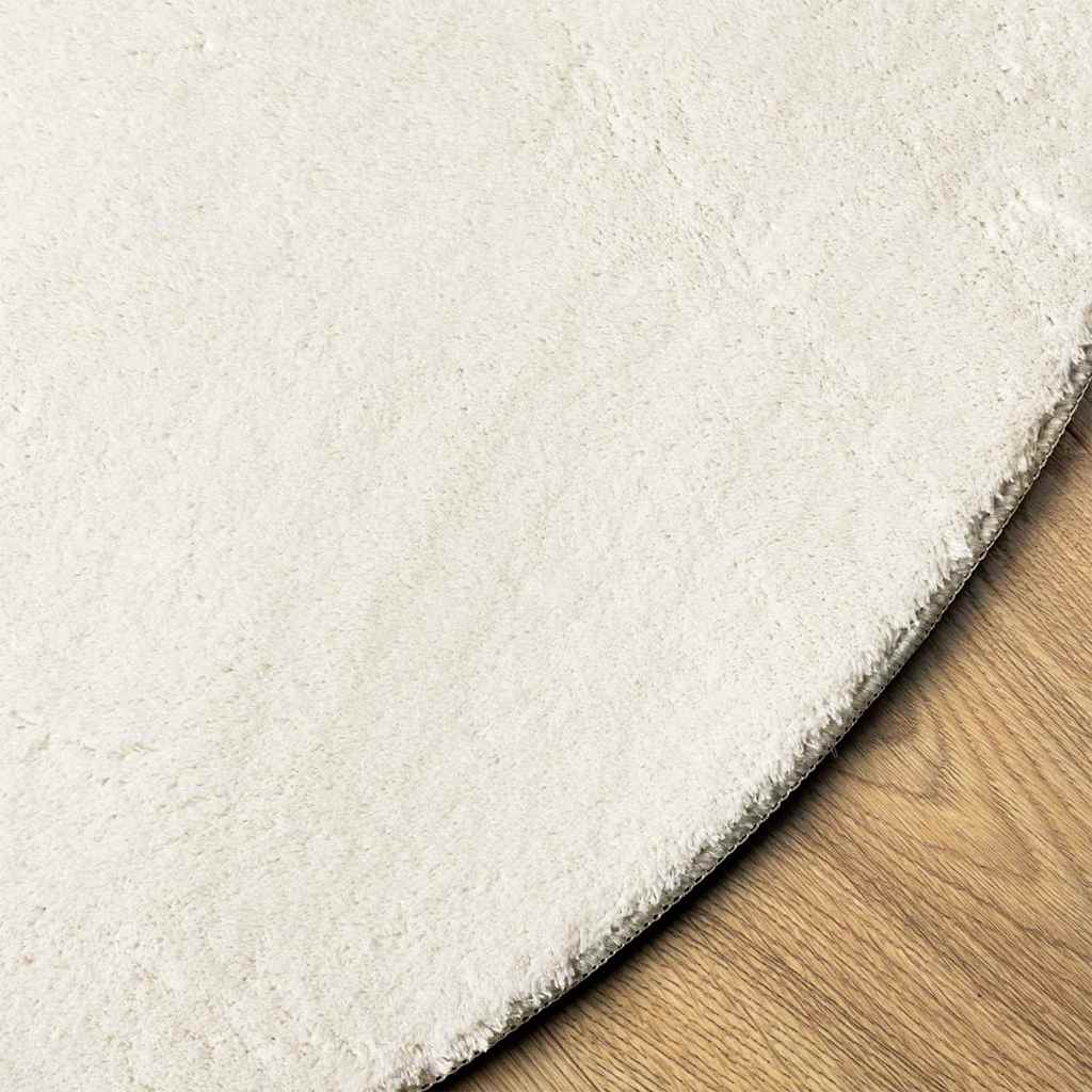 vidaXL Carpet HUARTE Cream 100 x 200 cm Polyester 4
