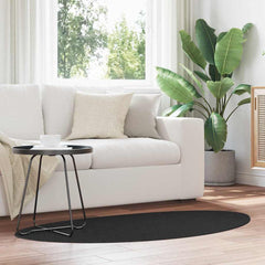 vidaXL Carpet HUARTE Black 80 x 150 cm Polyester 1
