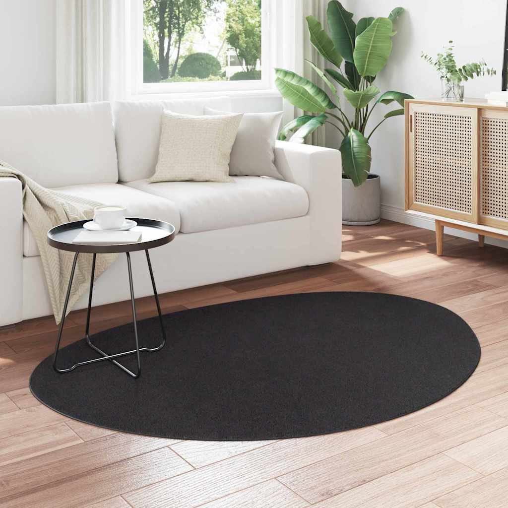 vidaXL Carpet HUARTE Black 120 x 170 cm Polyester 3