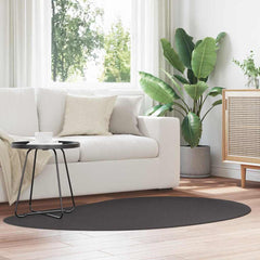vidaXL Carpet HUARTE 120 x 170 cm Polyester Oval-raindrop