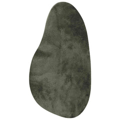 Carpet HUARTE Polyester Oval-wave Edge Length 200 cm Forest green 100 cm